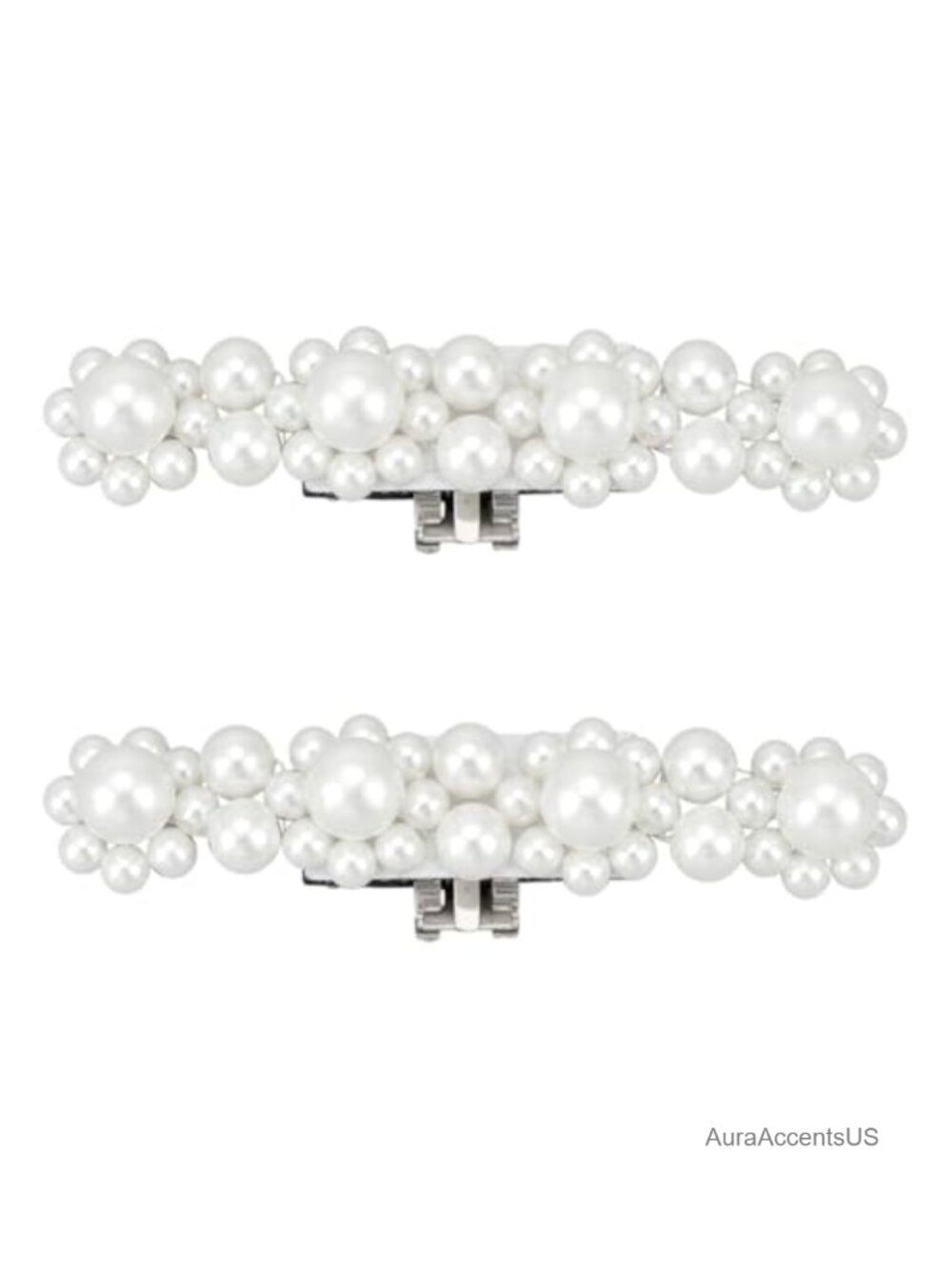 Pearl Shoe Clips Rhombus Floral Resin Alloy Clips for Heels Wedding Sandals